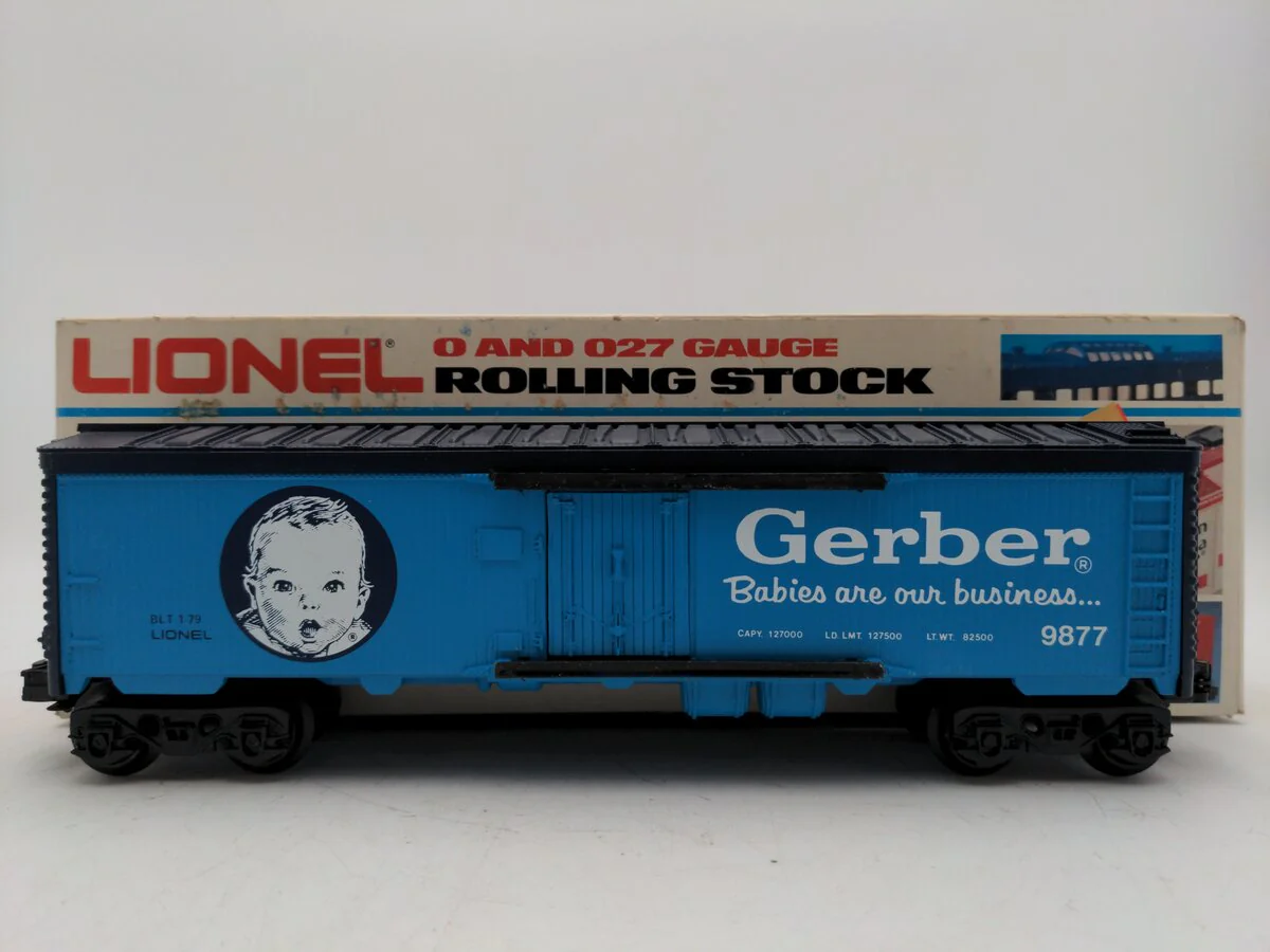 Lionel 6-9877 O Gerber Baby Food Billboard Reefer Car EX/Box