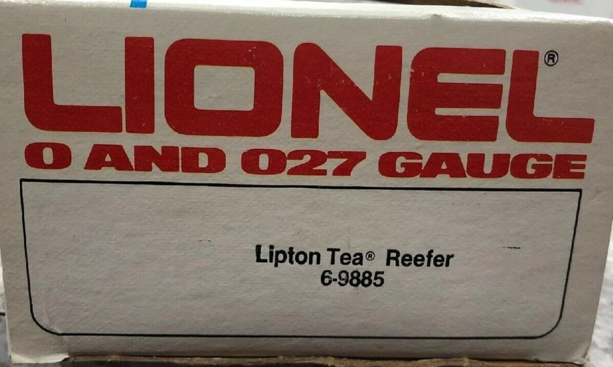 Lionel 6-9885 O Gauge Lipton Tea Billboard Reefer Car LN/Box - Image 3