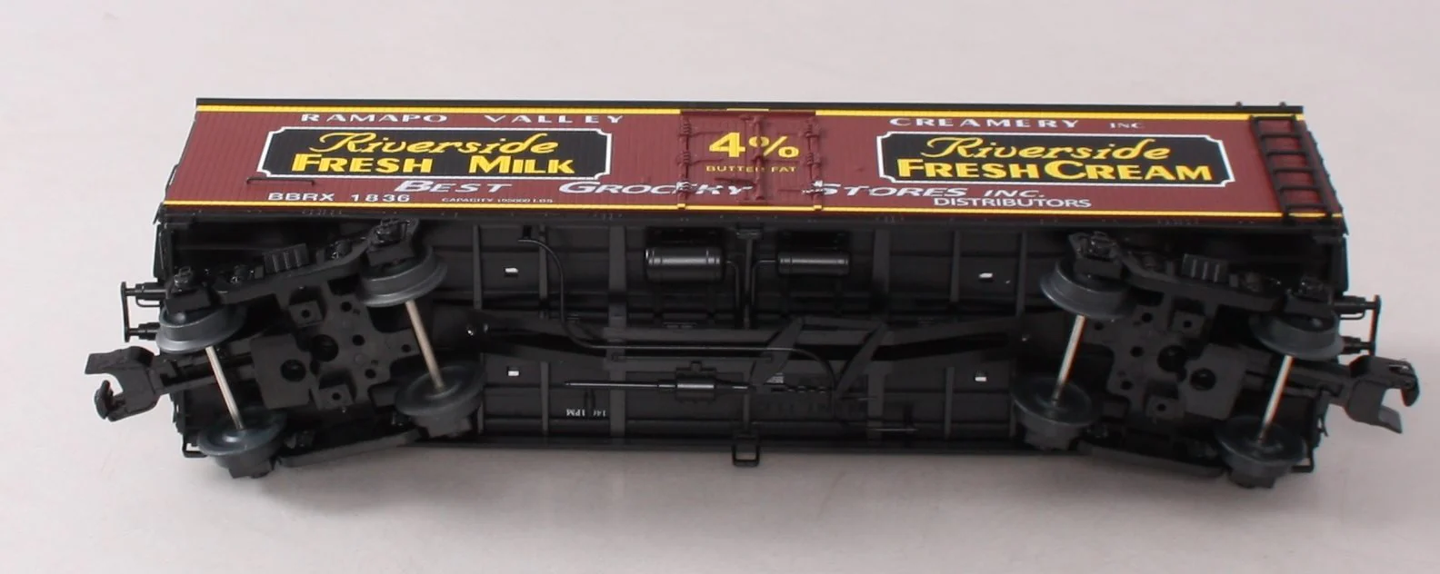 Lionel 658286 O Gauge METCA Riverside Milk Car #1836 NIB - Image 11