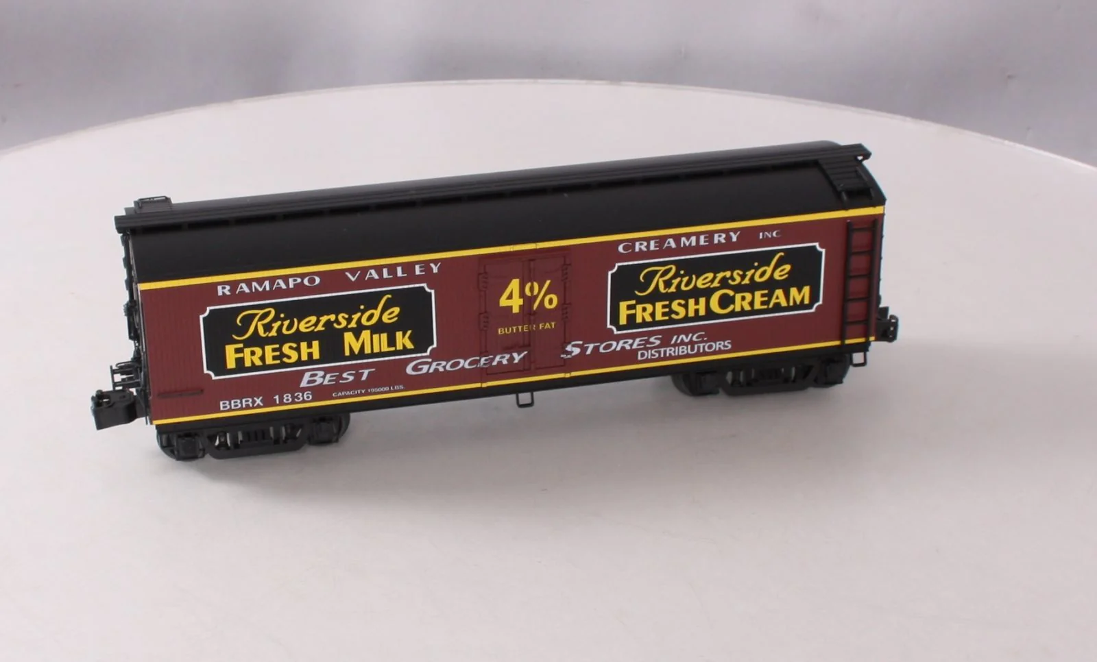 Lionel 658286 O Gauge METCA Riverside Milk Car #1836 NIB - Image 6