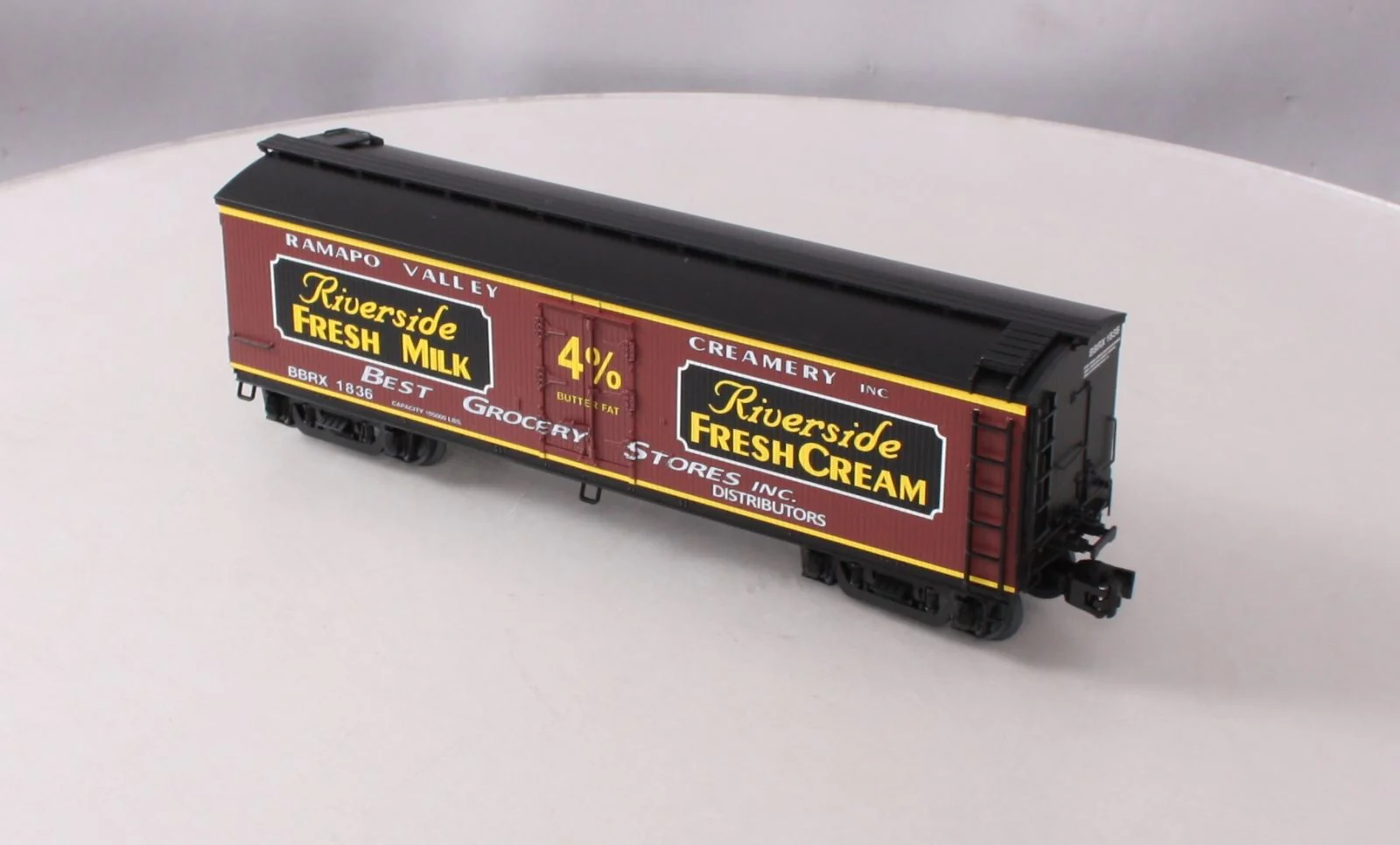 Lionel 658286 O Gauge METCA Riverside Milk Car #1836 NIB - Image 7