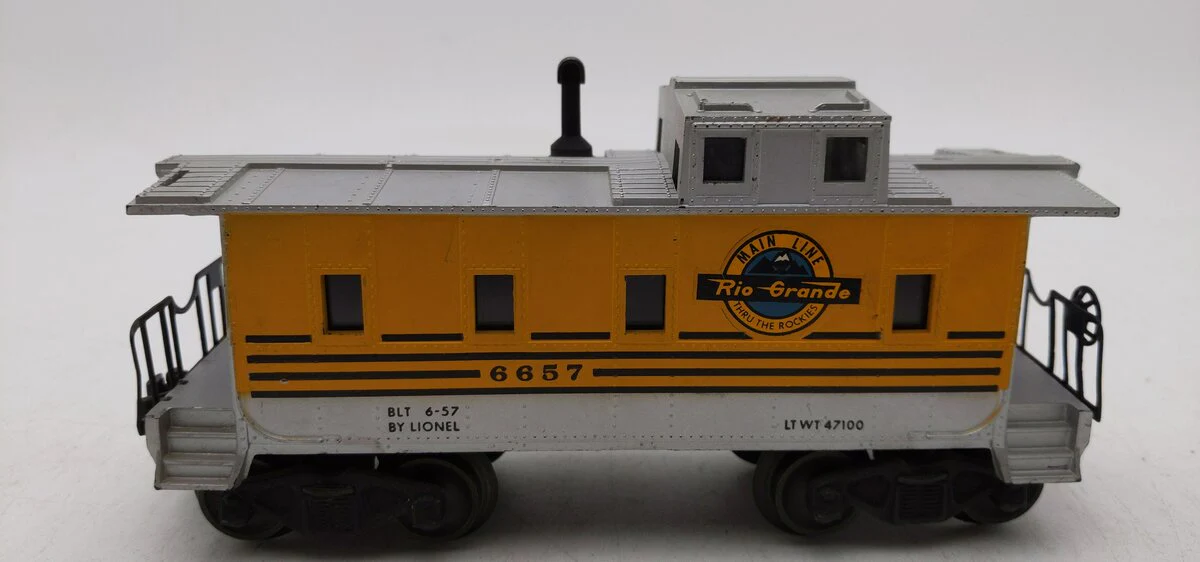 Lionel 6657 Vintage O Rio Grande Caboose EX