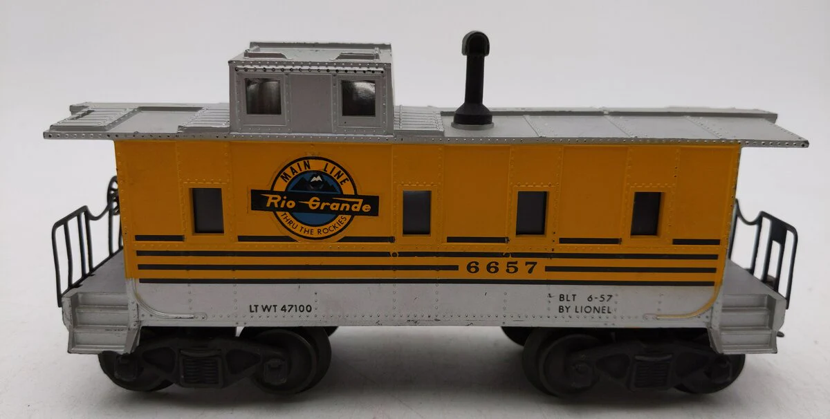 Lionel 6657 Vintage O Rio Grande Caboose EX - Image 2