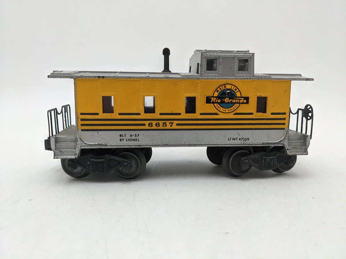 Lionel 6657 Vintage O Rio Grande Caboose VG - Image 2
