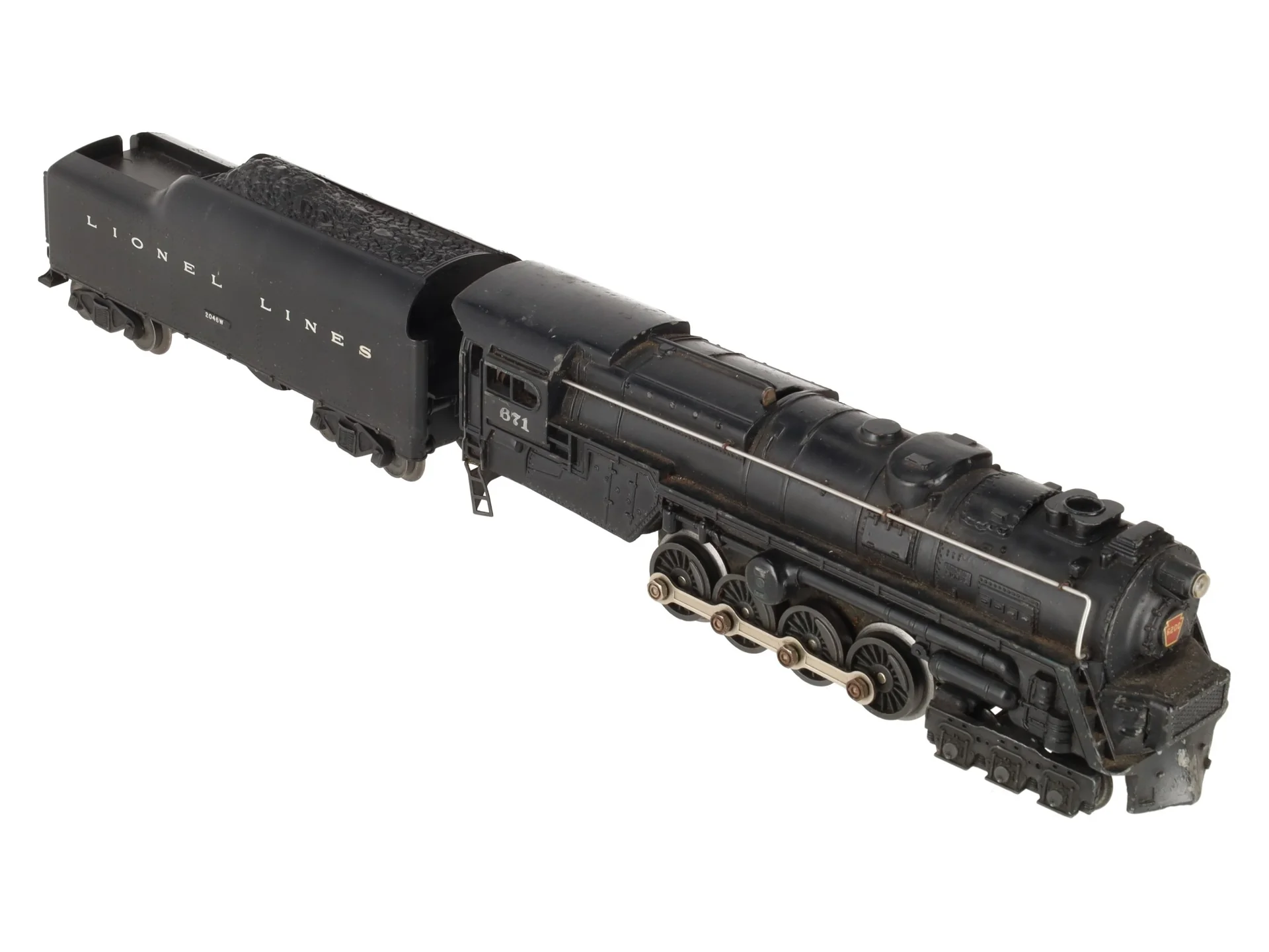 Lionel 671 Vintage O 6-8-6 Die-Cast Steam Turbine Locomotive w/2046W Tender VG - Image 6