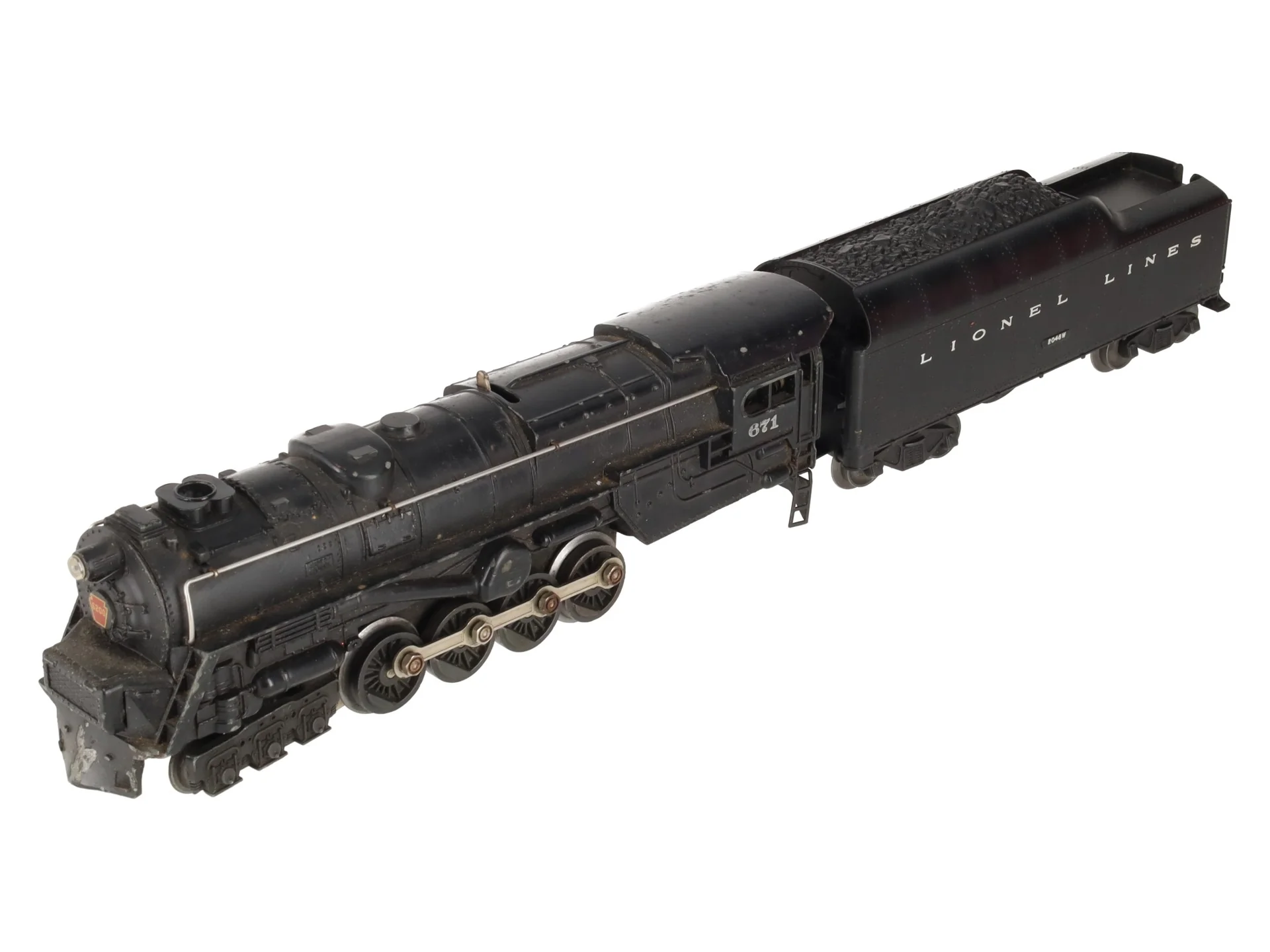 Lionel 671 Vintage O 6-8-6 Die-Cast Steam Turbine Locomotive w/2046W Tender VG - Image 8