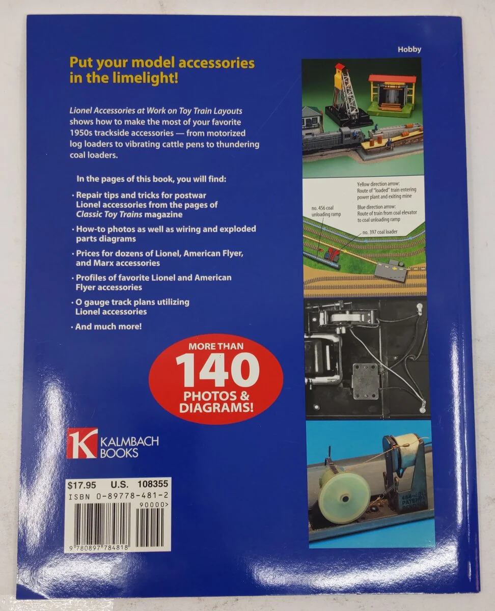 Lionel Accessories At Work On Toy Train Layouts Paperback Book Neil Besougloff VG - Image 2