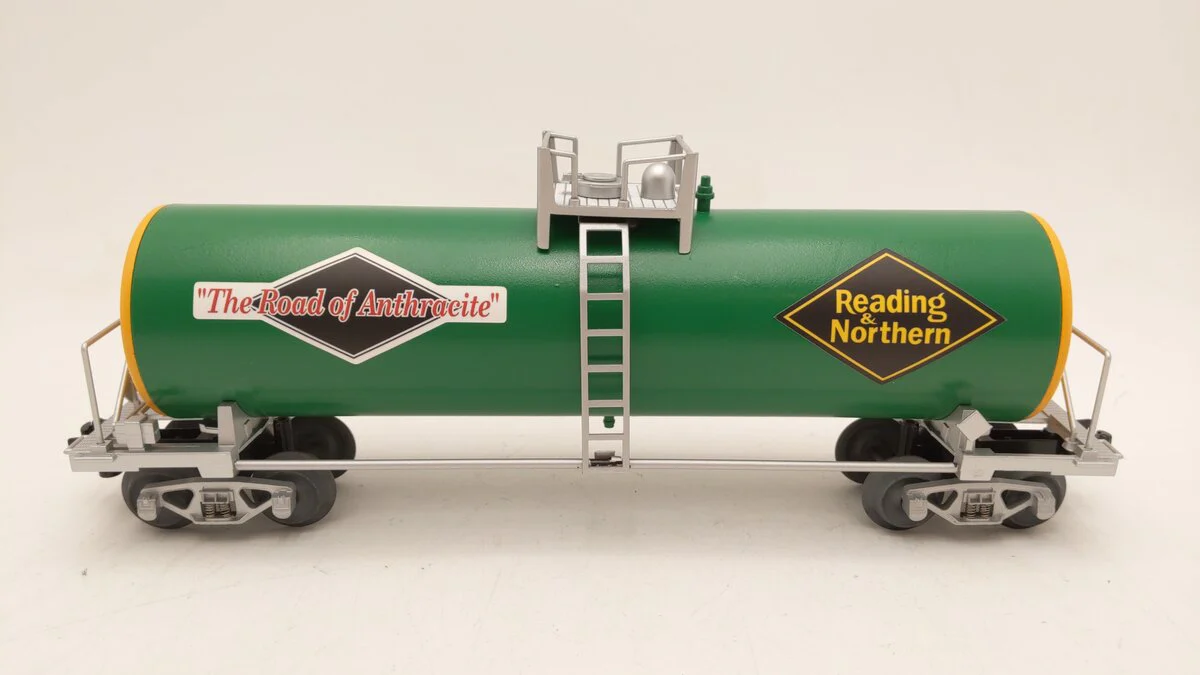 Lionel Custom O Gauge Reading & Northern Single Dome Tank Car (No Road Number) EX
