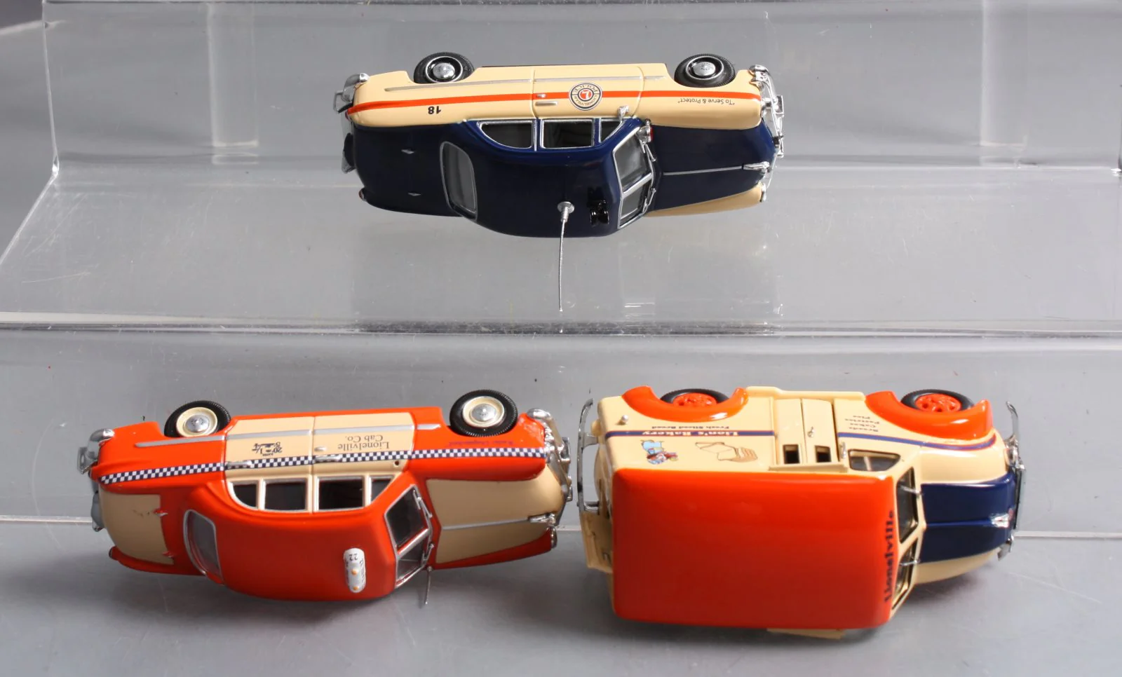 Lionel LCCA-1001 1:48Lionelville Police/Taxi & Bakery Vehicles Set #1 (Box of 3) LN/Box - Image 4
