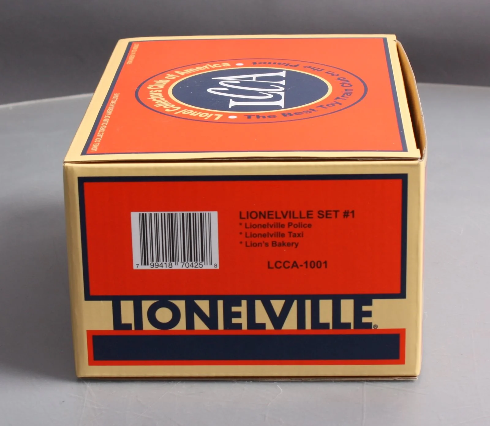 Lionel LCCA-1001 1:48Lionelville Police/Taxi & Bakery Vehicles Set #1 (Box of 3) LN/Box - Image 8
