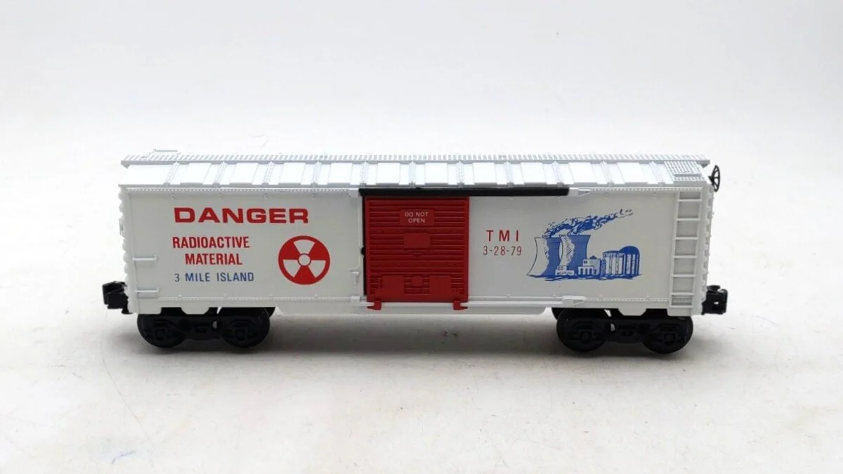 Lionel Newbraugh Brothers O Gauge TMI 3 Three Mile Island Danger Box Car EX