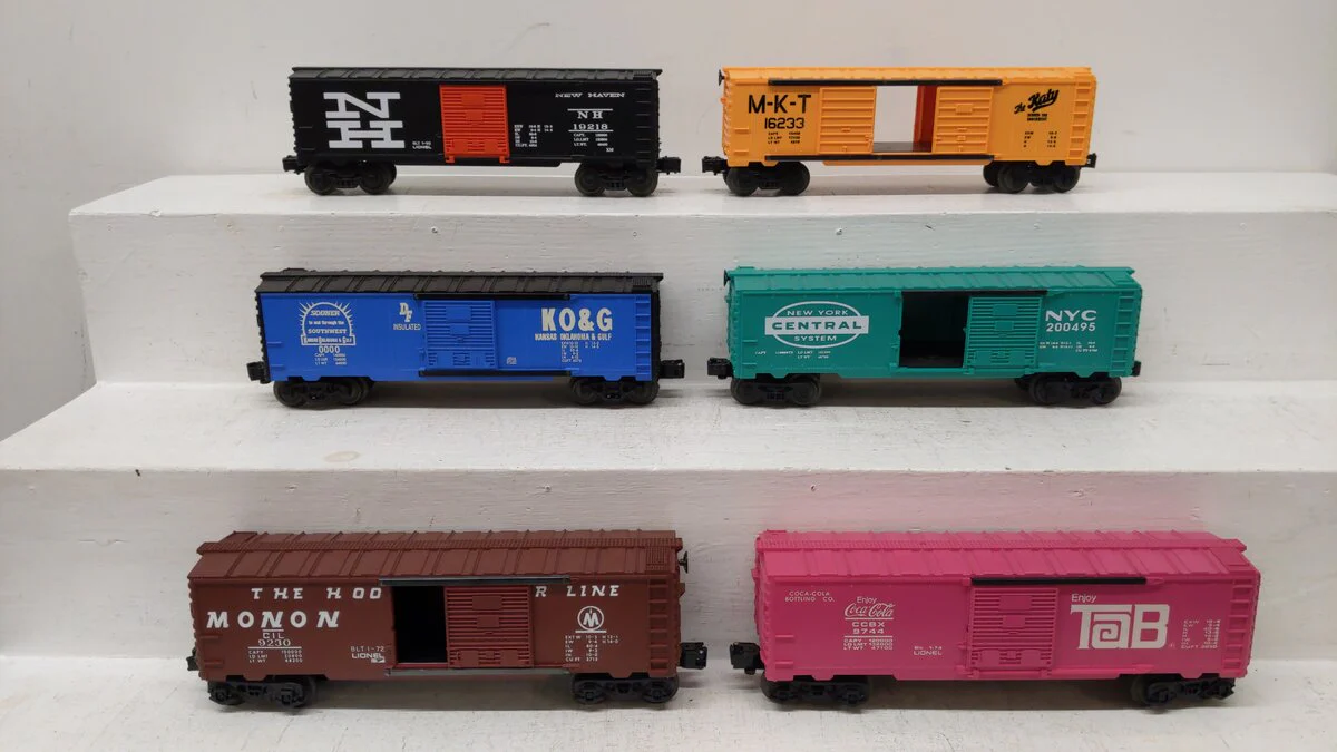 Lionel O Assorted Freight Cars 6-9230,6-39214,6-19218,6-16233,6-26255 [6] EX - Image 2