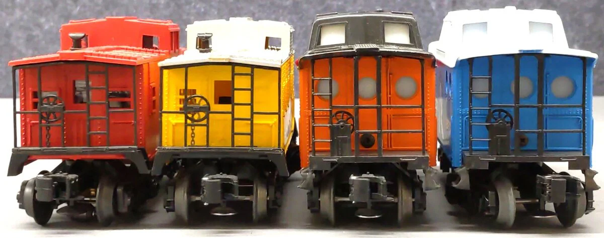 Lionel O Gauge Assorted Cabooses: 9180, 9161, 36825, C-9381 [4] VG - Image 6