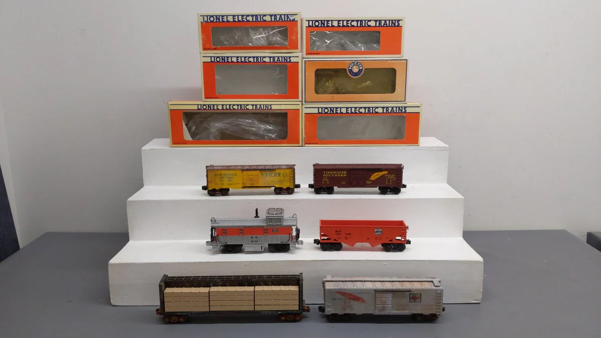 Lionel O Gauge Assorted Custom Weathered Freight Cars [6] VG/Box