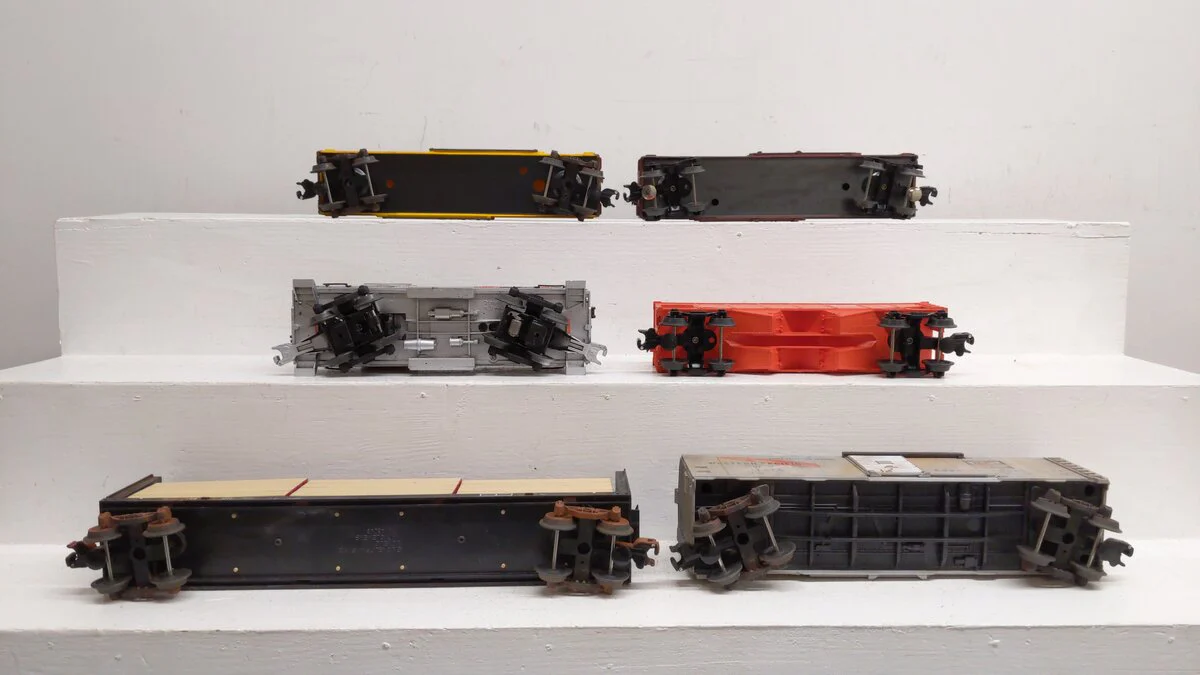 Lionel O Gauge Assorted Custom Weathered Freight Cars [6] VG/Box - Image 3
