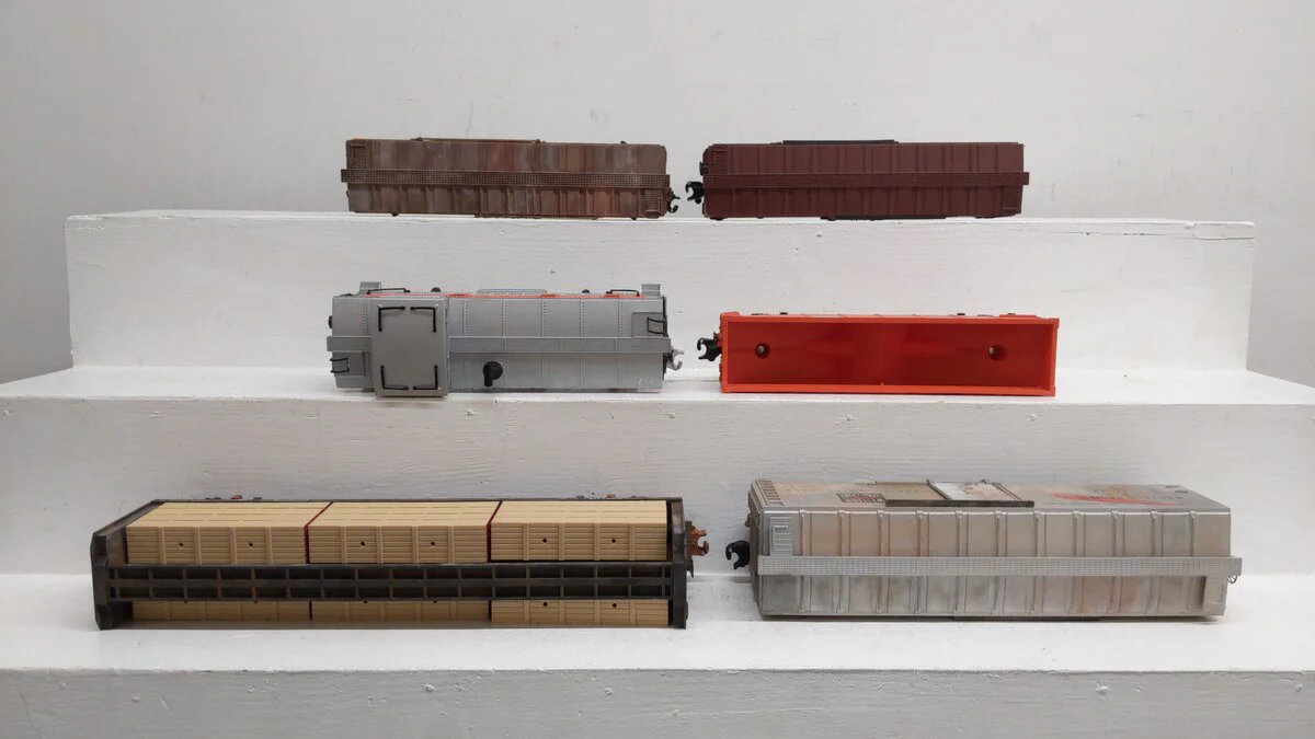 Lionel O Gauge Assorted Custom Weathered Freight Cars [6] VG/Box - Image 4