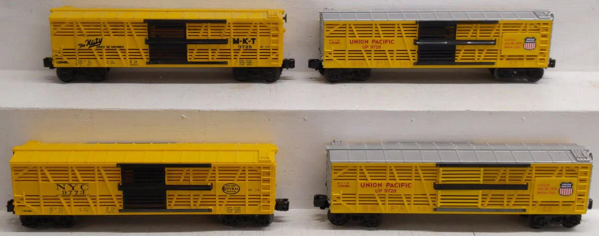 Lionel O Gauge Assorted Stock Freight Cars [4] VG - Image 2
