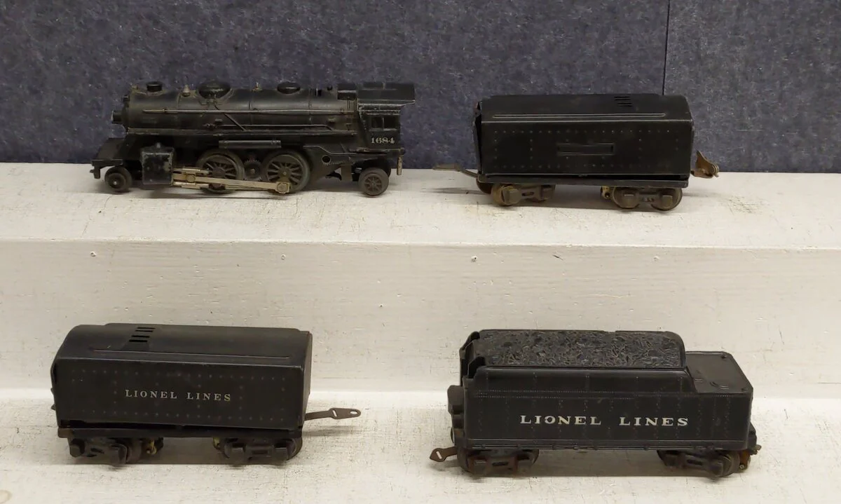 Lionel O Gauge Steam Locomotive and Tenders [4] VG