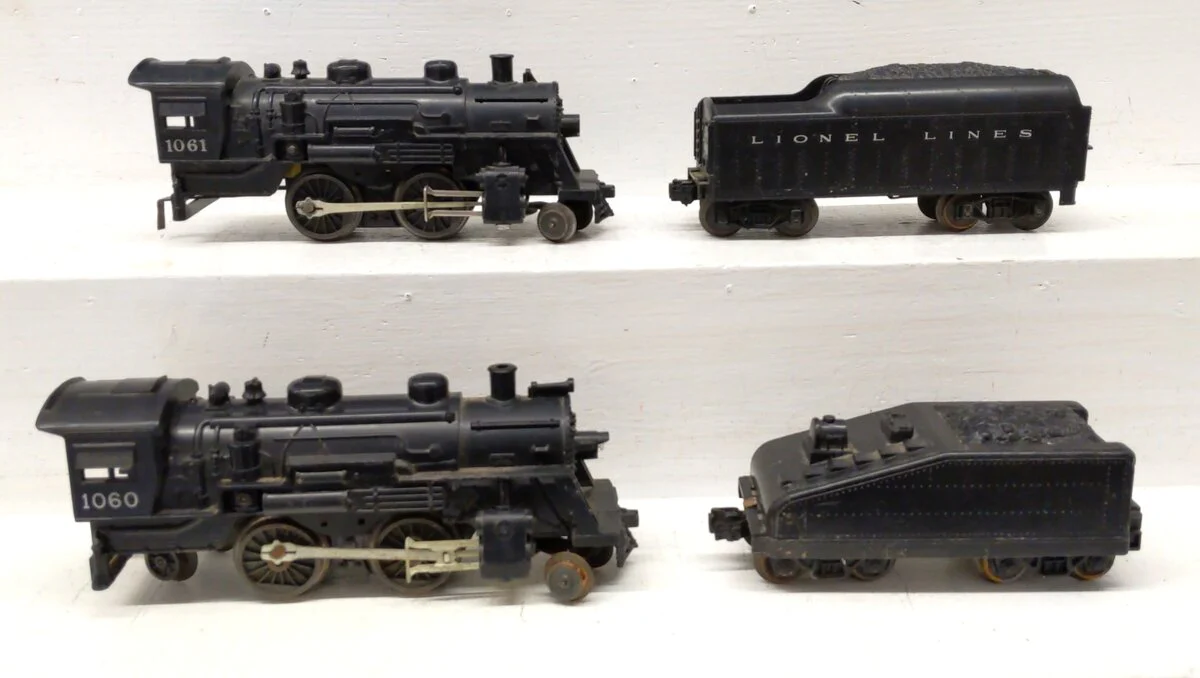 Lionel O Gauge Vintage Steam Locomotive & Tenders: 1060, 1061 [2] VG - Image 2