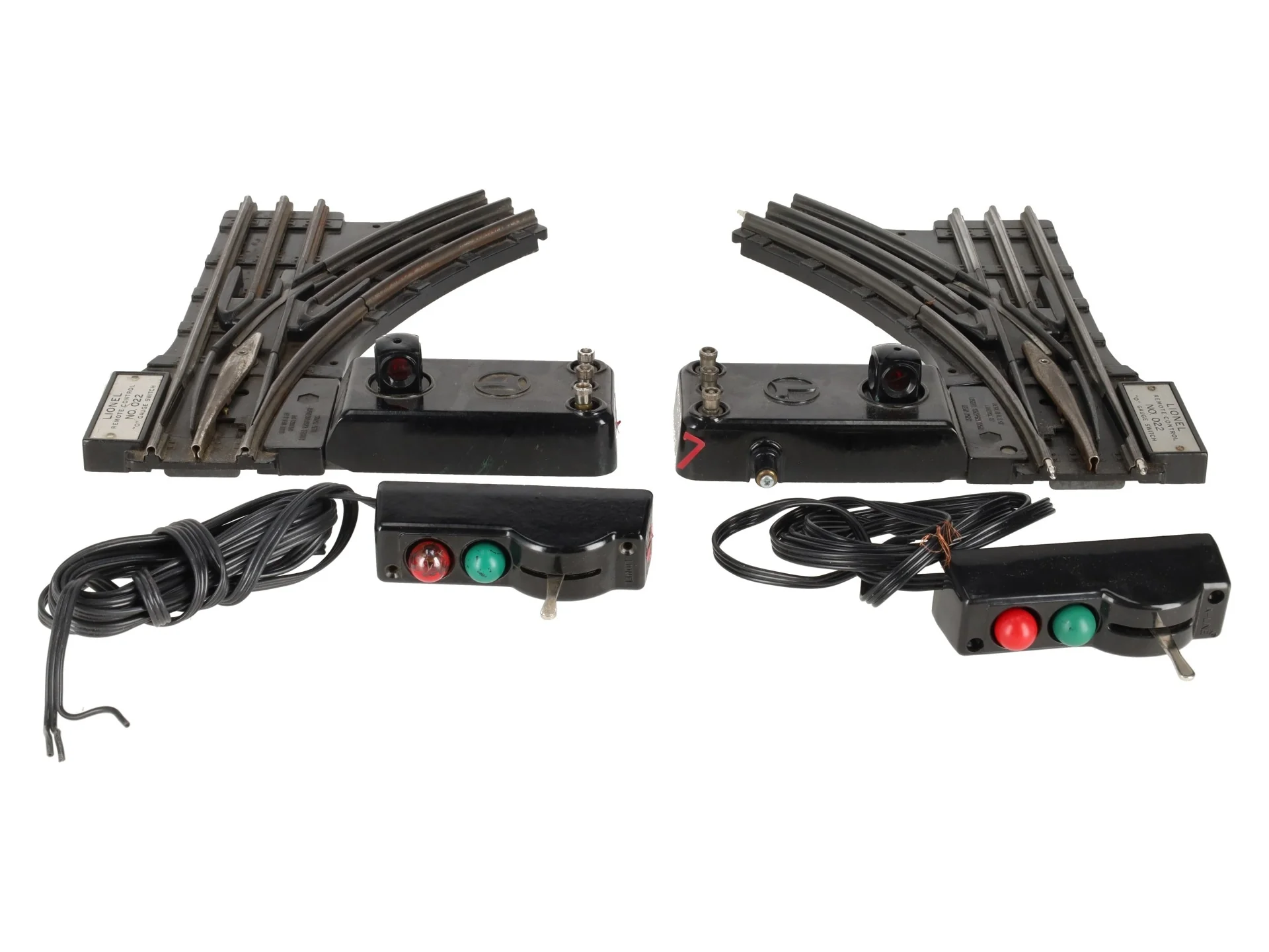 Lionel O22 Gauge Vintage Left Hand & Right Hand Remote Turnout Switches VG