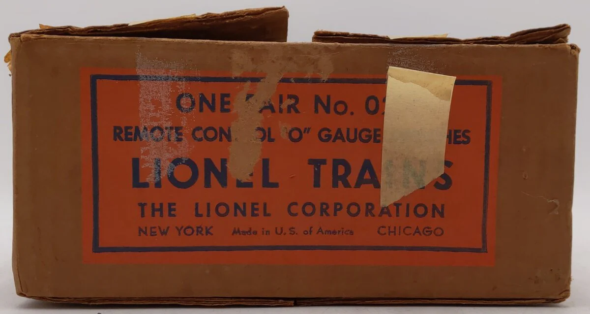 Lionel O22 Vintage O Left-Hand & Right-Hand Electric Remote Switches (Pair of 2)/Box - Image 6