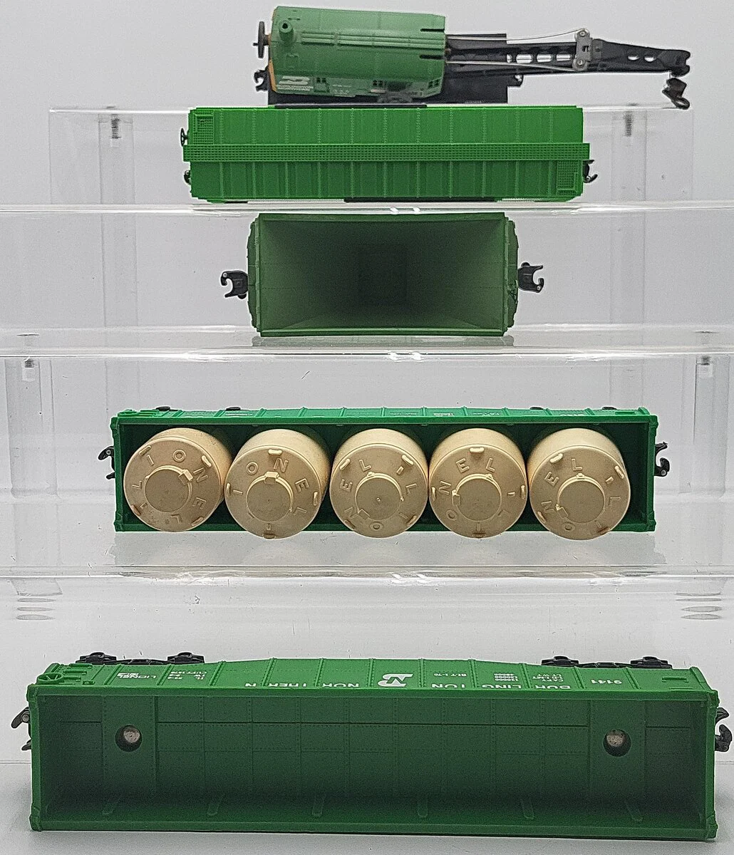 Lionel & Other O Gauge BN Assorted Freight Cars: 9209, 9141, 9140 [5] VG - Image 3