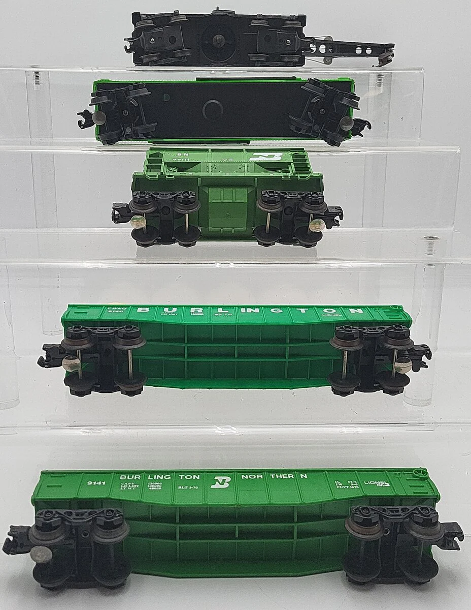 Lionel & Other O Gauge BN Assorted Freight Cars: 9209, 9141, 9140 [5] VG - Image 6