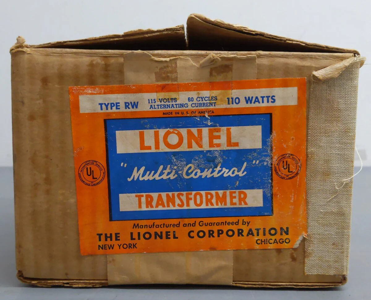 Lionel RW Vintage O 110 Watt Transformer w/Whistle VG/Box - Image 5