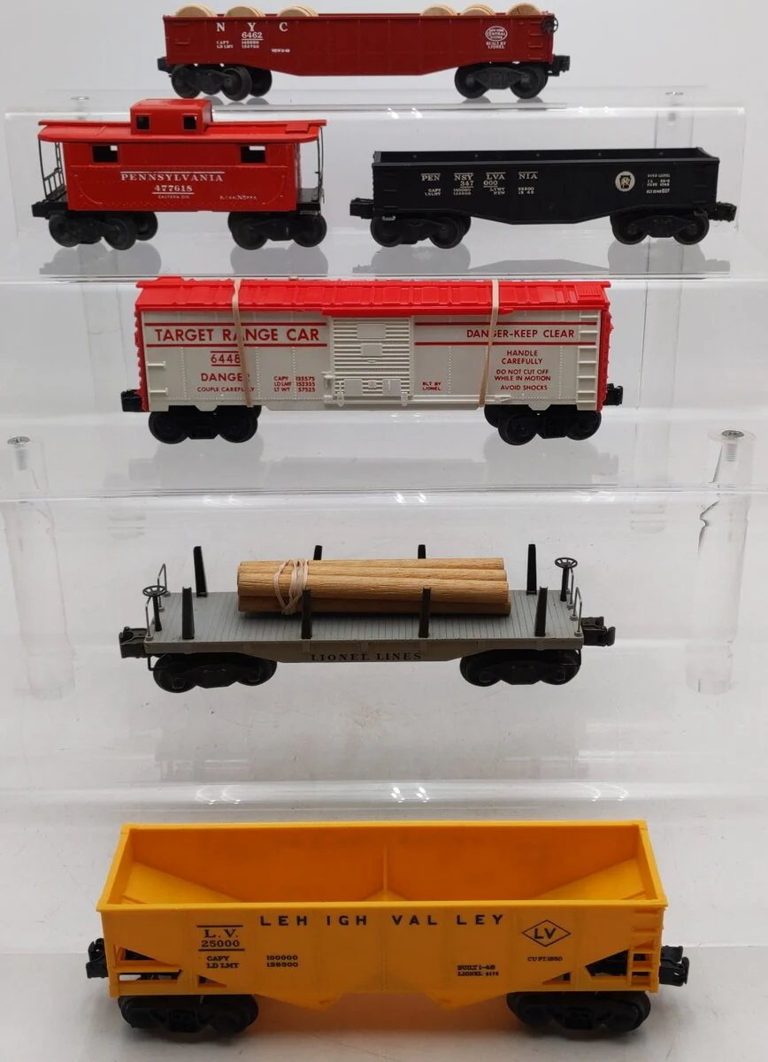 Lionel Vintage O Gauge Freight Cars #2411,2472,6448,2452X,6476-135,6462 [6] VG - Image 2