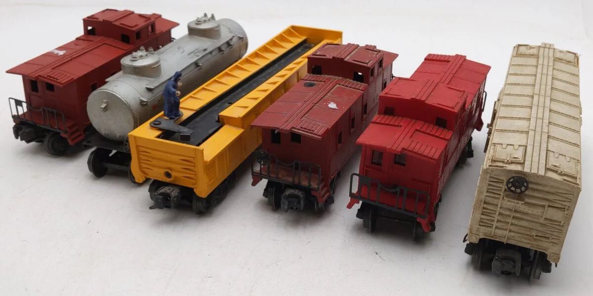 Lionel Vintage O Gauge Freight Cars #6257,6257,6257,3472,356250 [6] VG - Image 6