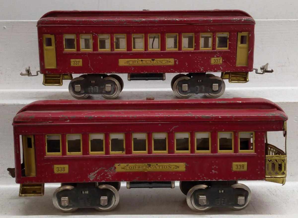 Lionel Vintage Standard Gauge Electric Set: 337, 338 [2]