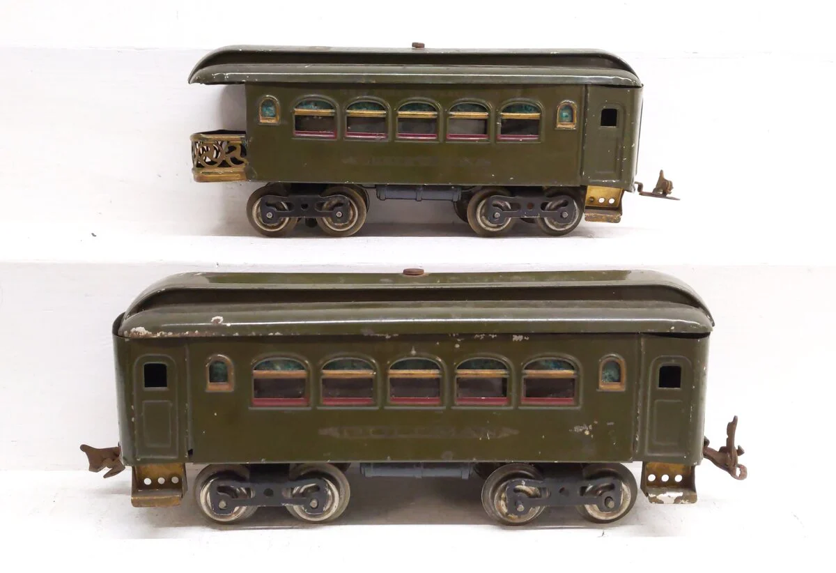 Lionel Vintage Standard Gauge New York Central Passenger Cars: 35, 36 [2] VG - Image 2