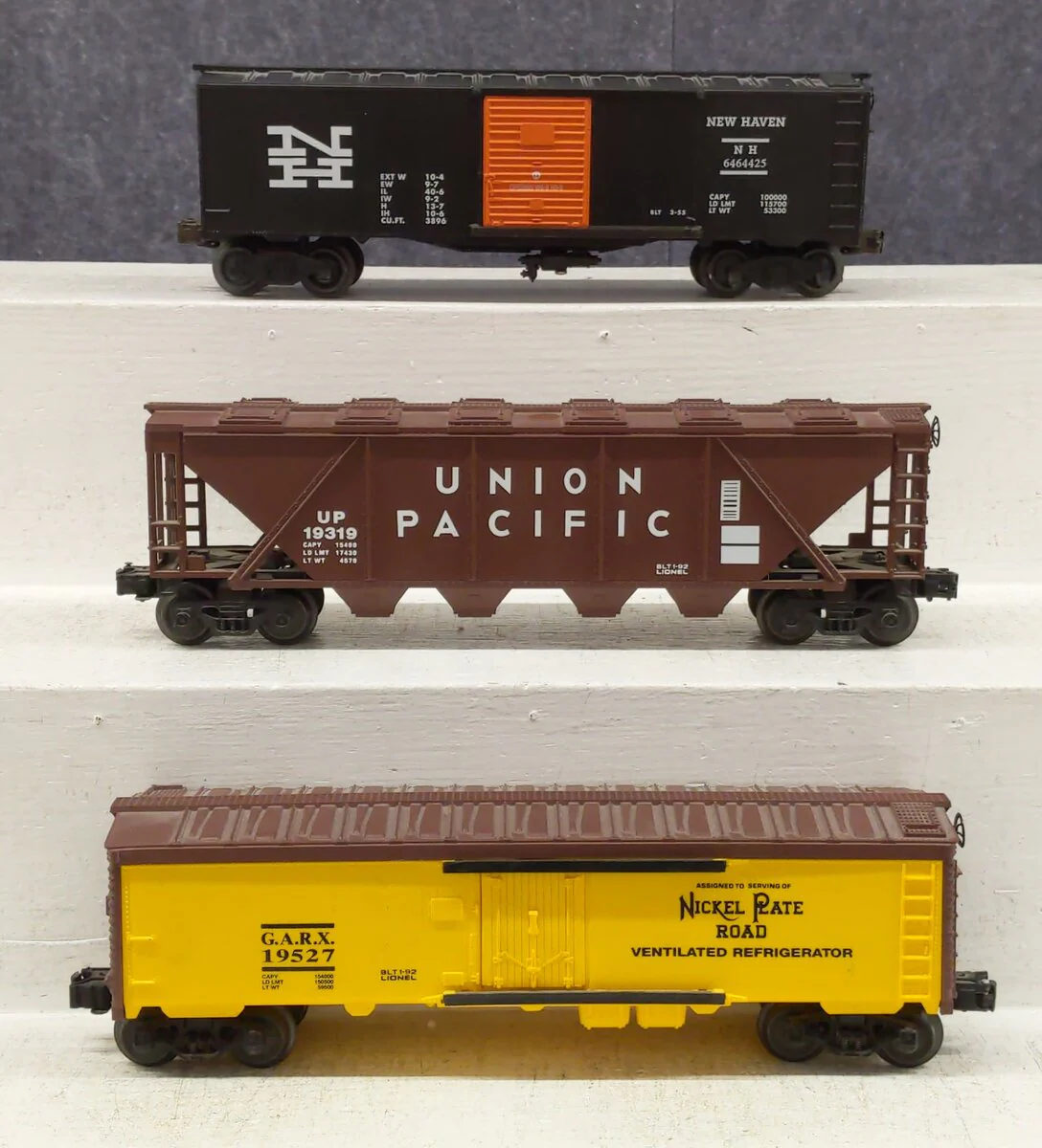 Lionel & Williams O Gauge Assorted Freight Cars: 6-19319, 6-19527, WAL50 [3] EX/Box - Image 2