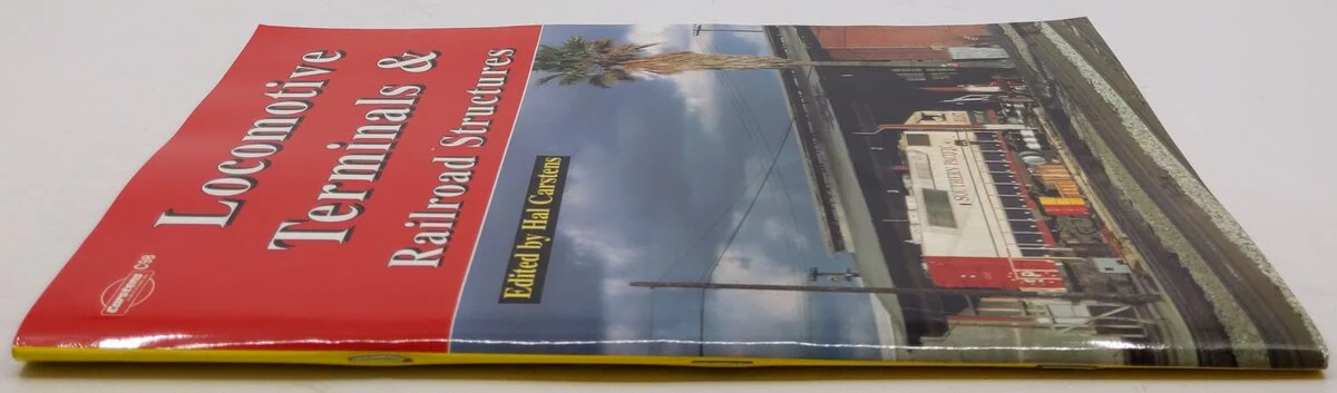 Locomotive Terminals & Railroad Structures Paperback Book By Hal Carstens EX - Image 3