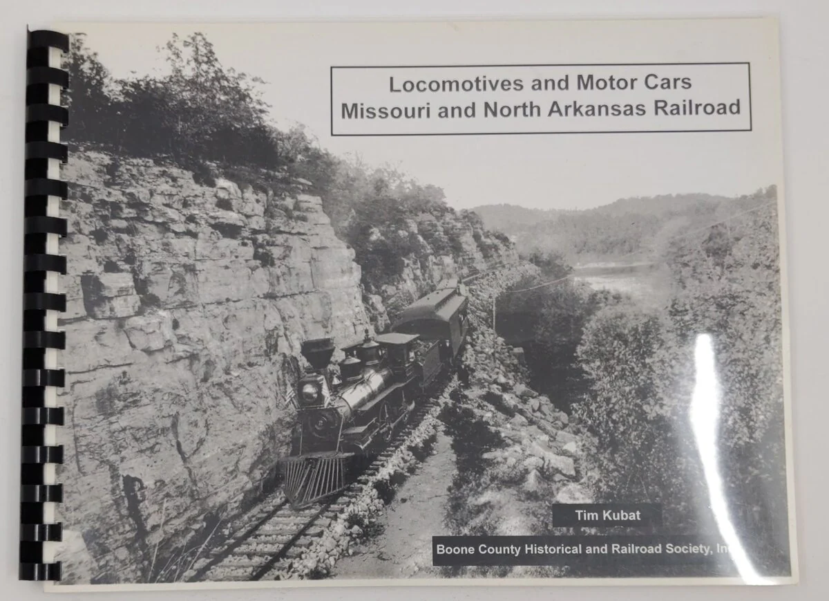 Locomotives And Motor Cars Missouri And North Arkansas Railroad Spiralbound Book EX