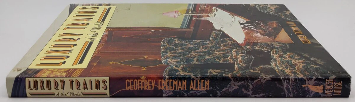 Luxury trains of the world Hardcover Book By Geoffrey Freeman Allen VG - Image 3