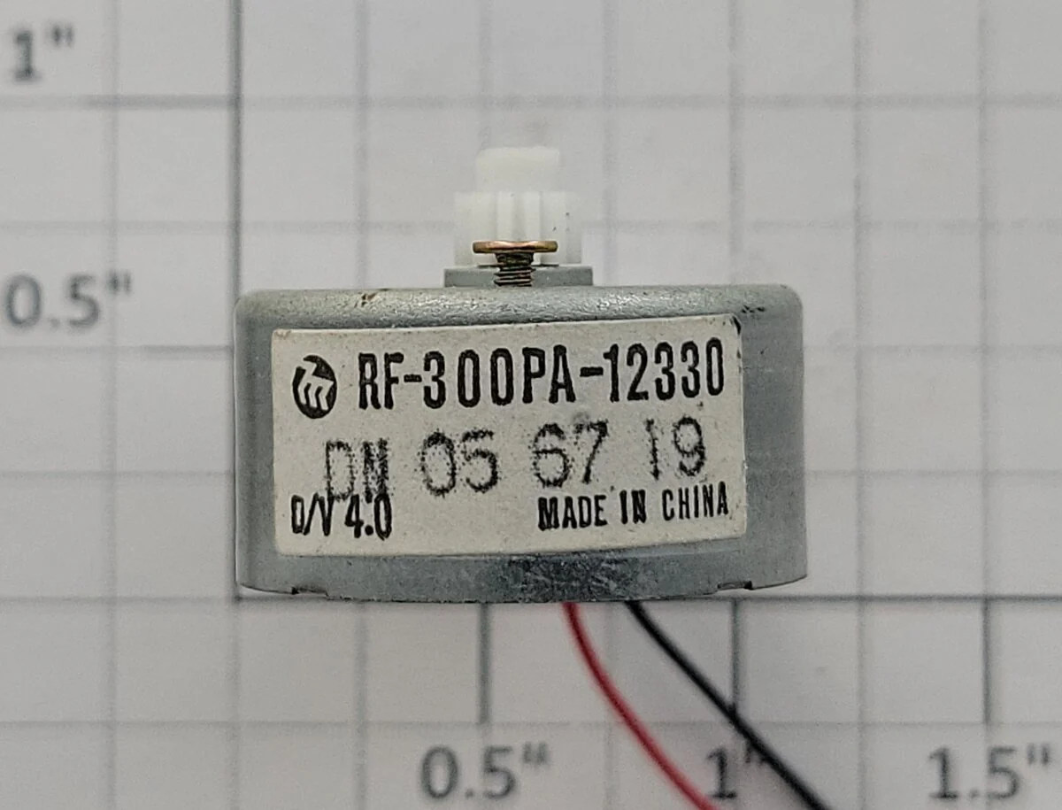 Mabuchi RF-300PA-12330 12-Volt DC Can Motor with Wire