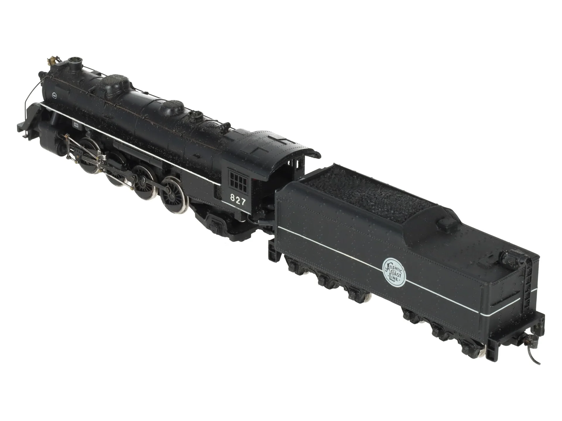 Mantua 4073 HO Atlantic Coast Line 2-8-2 Steam Locomotive & Tender #827-Custom VG/Box - Image 7