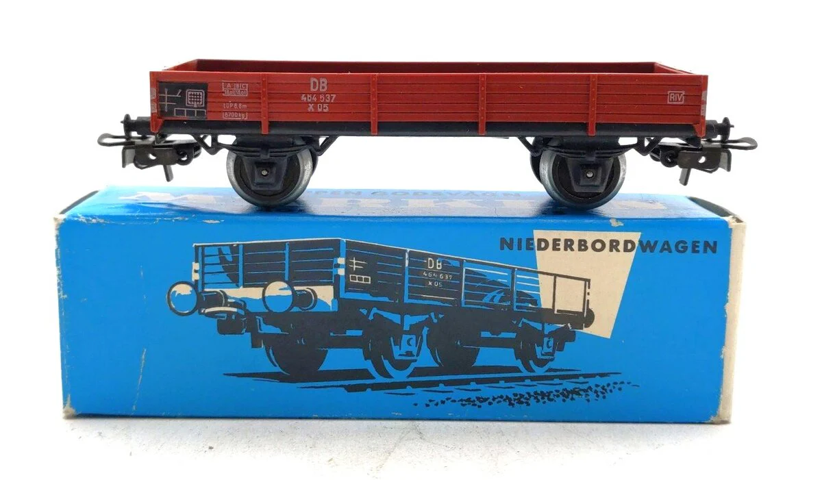 Marklin 4503 HO Low-Sided Goods Truck Flatcar EX/Box