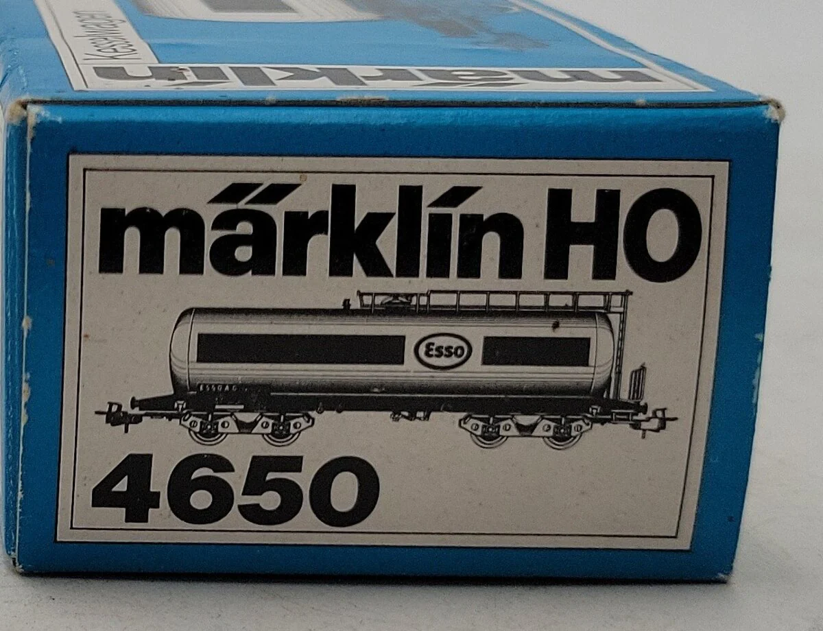 Marklin 4650 HO Scale ESSO Tank Car EX/Box - Image 6
