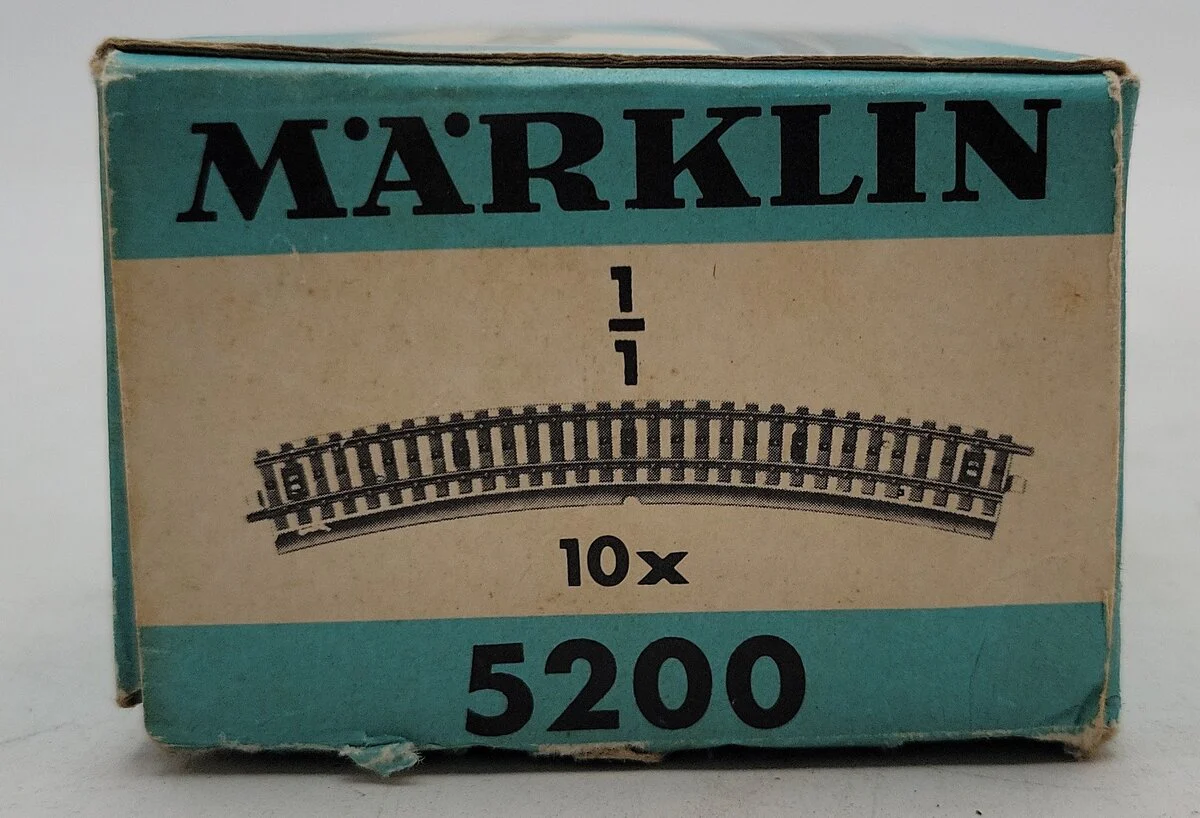 Marklin 5200 HO Curved Track (Box of 10) EX/Box - Image 3
