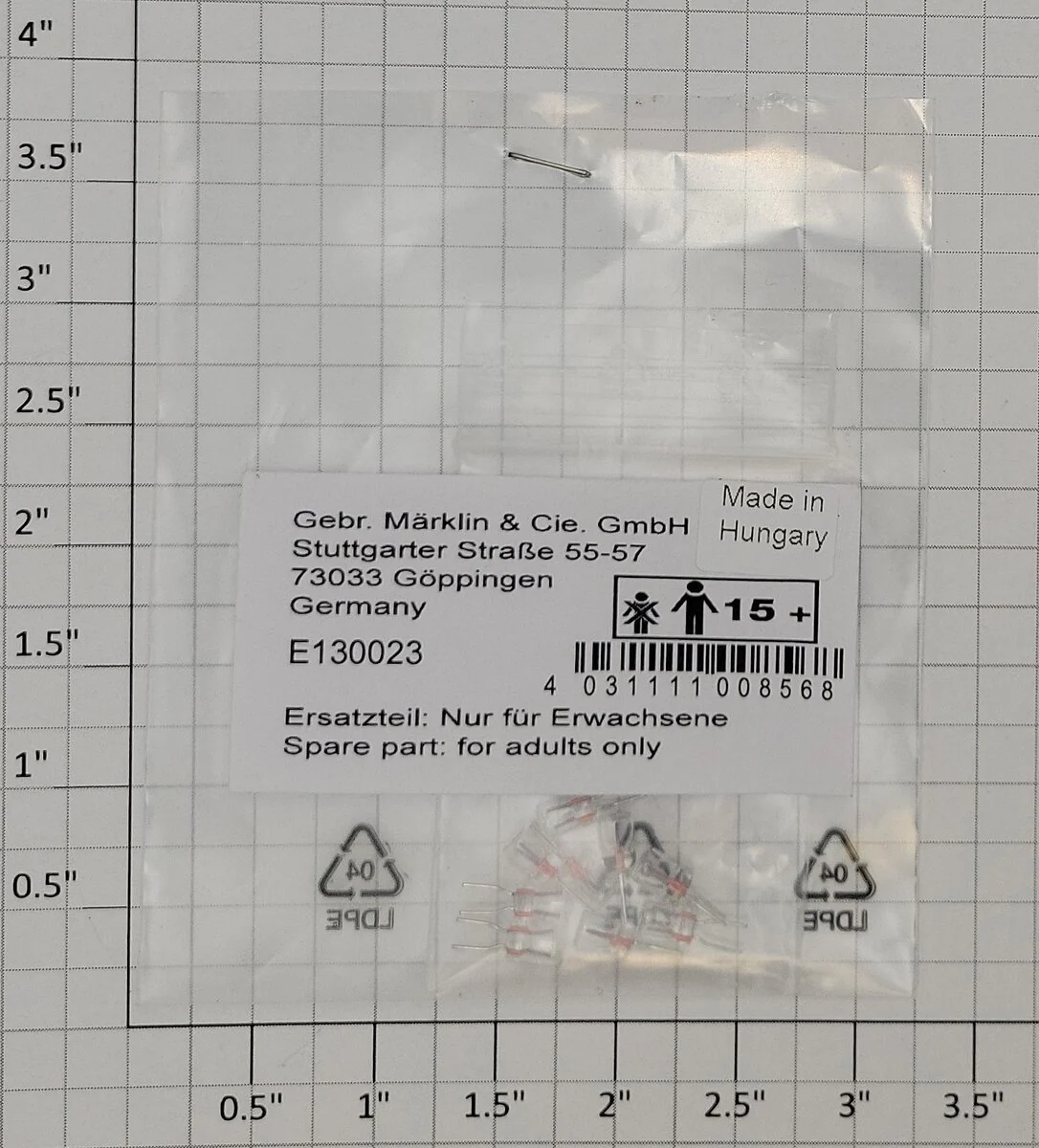 Marklin E130023 Light Bulbs (Bag of 8)