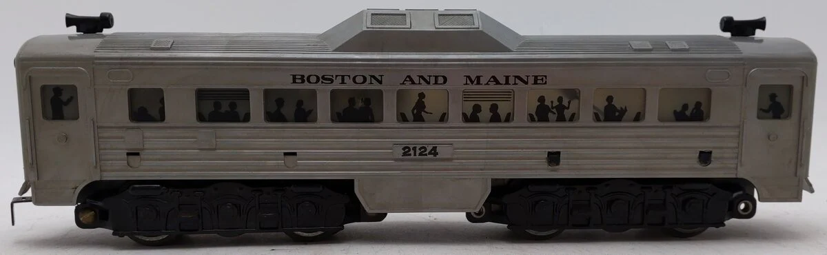 Marx 2124 Vintage O Boston & Maine Budd Car VG - Image 2