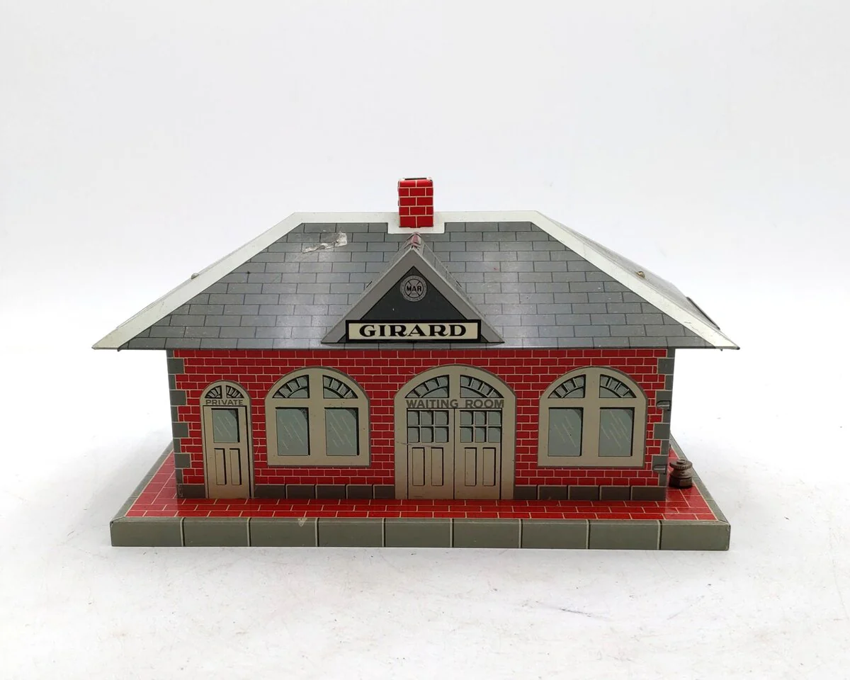 Marx 2959 Vintage O Girard Whistling Station EX/Box - Image 3