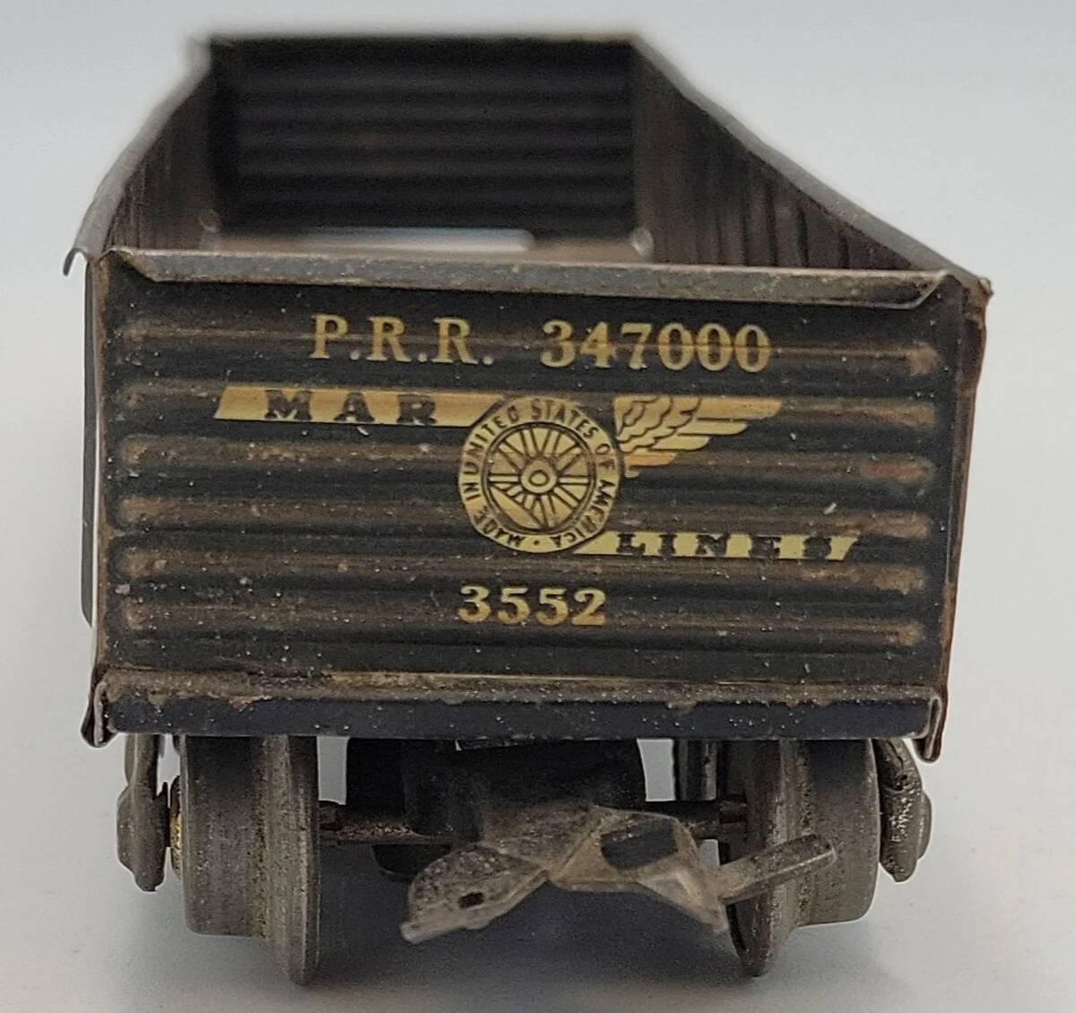 Marx 347000 Tinplate Pennsylvania Gondola with Metal Couplers - Image 5