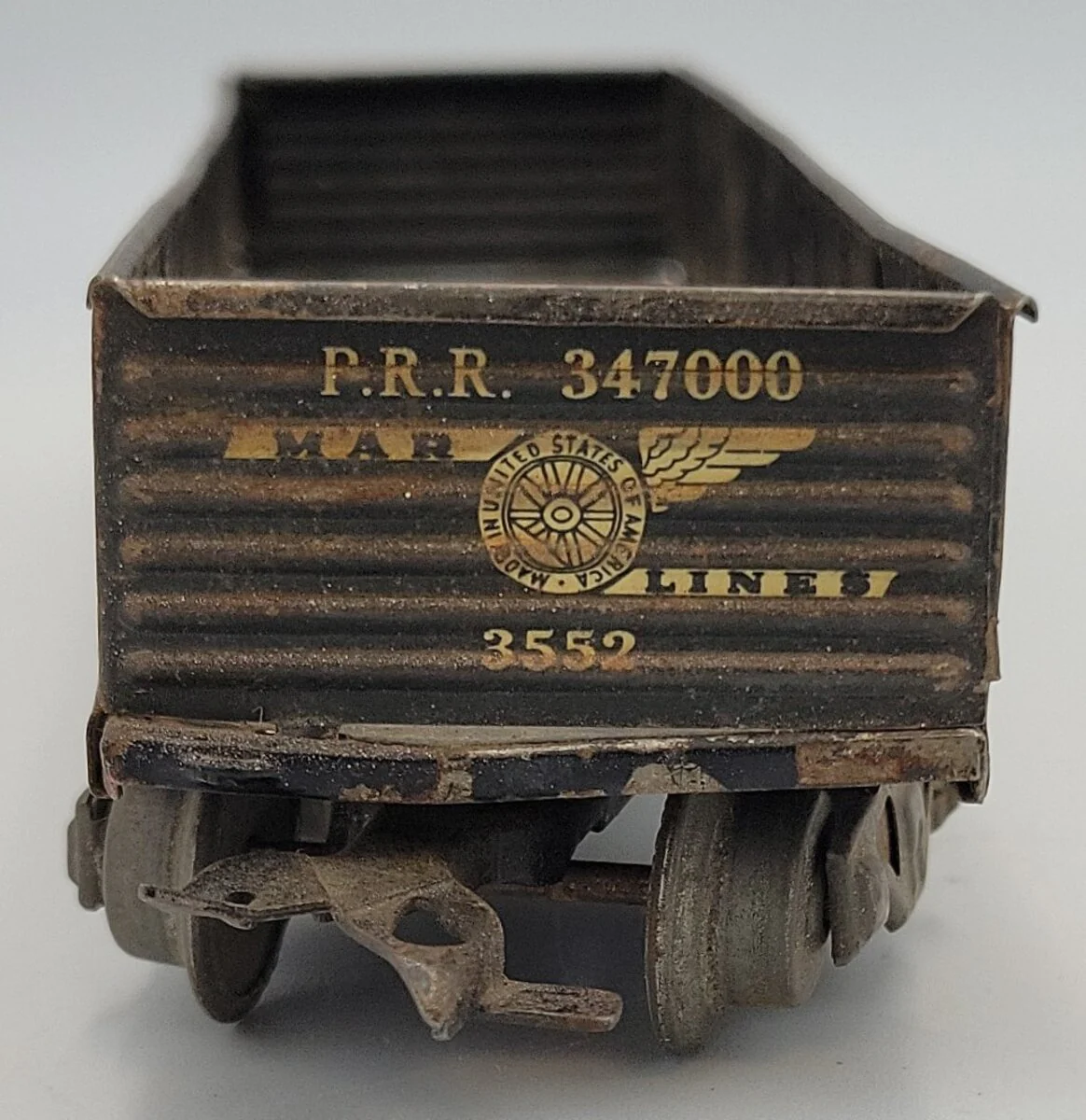 Marx 347000 Tinplate Pennsylvania Gondola with Metal Couplers - Image 6