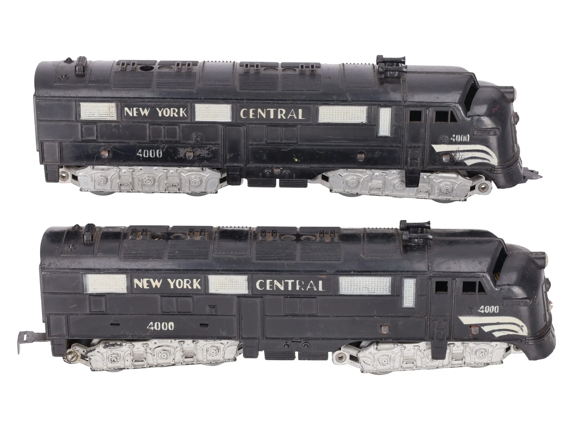 Marx 4000 Vintage O New York Central AA Diesel Locomotive Set VG - Image 2