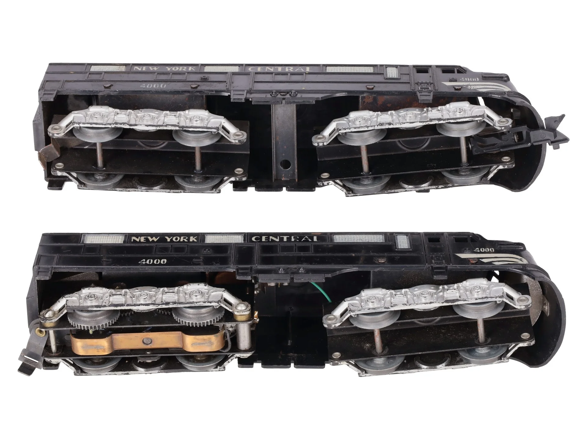 Marx 4000 Vintage O New York Central AA Diesel Locomotive Set VG - Image 4