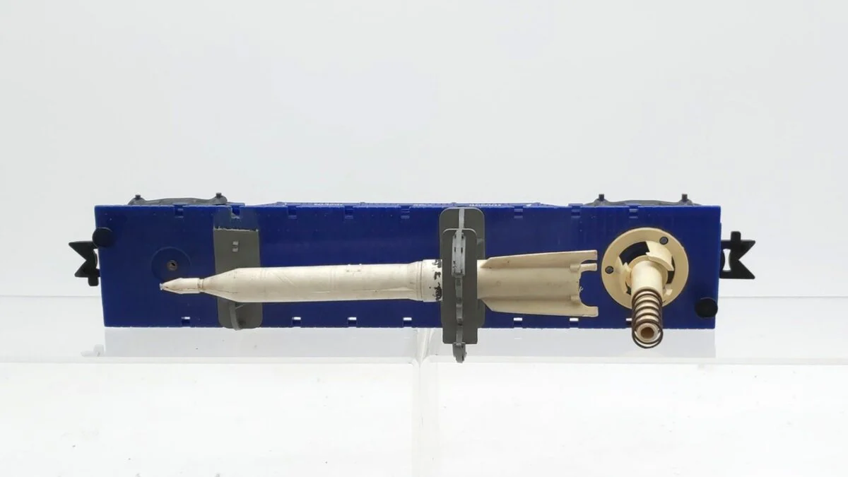 Marx 9630B Vintage O Gauge Missile Launcher & Carrier Flat Car VG - Image 3