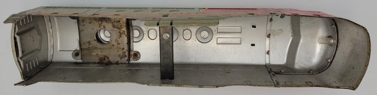Marx MX-21 O Gauge Santa Fe Diesel Locomotive Powered Engine Tinplate Shell - Image 4